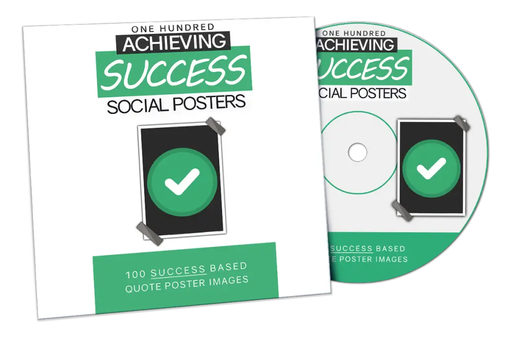 Achieving Success Social Posters