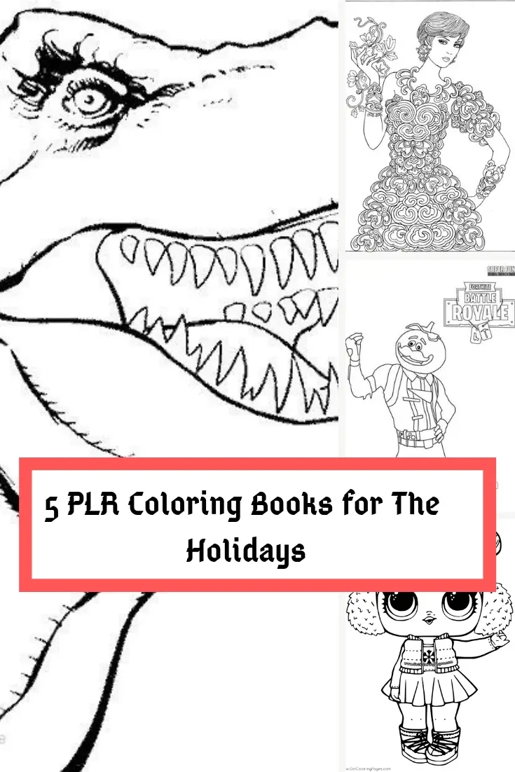 Holidays Coloring Books PLR